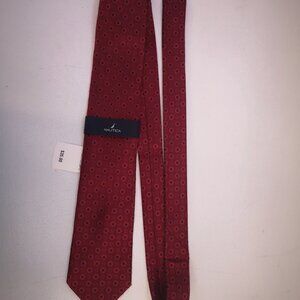 2/$30.00 - NWT Nautica Red & Navy 100% Silk Men's Necktie